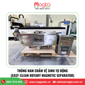 Thùng nam châm vệ sinh tự động