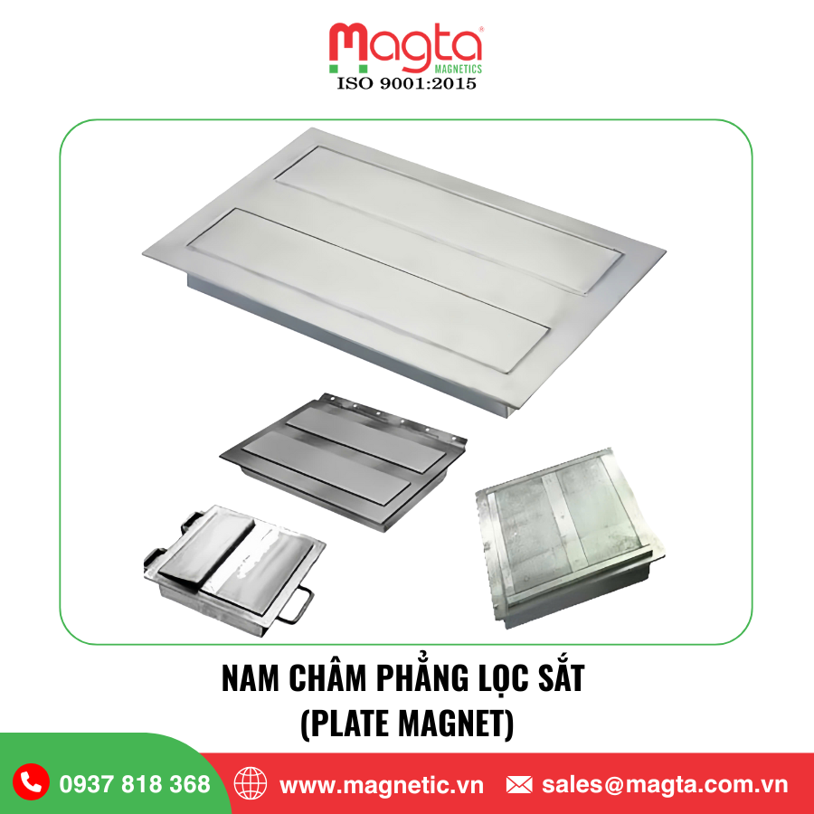 1 Nam Châm Phẳng Lọc Sắt