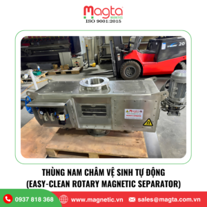 Thùng nam châm vệ sinh tự động