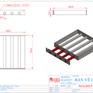 Nam châm lọc sắt vệ sinh nhanh