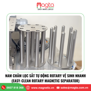 Nam châm lọc sắt Rotary vệ sinh nhanh