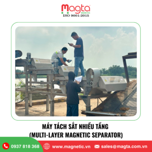 Máy Tách Sắt Băng Tải Nhiều Tầng