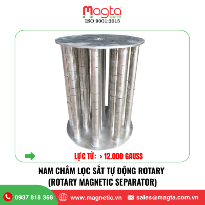 Nam Châm Lọc Sắt Tự Động Rotary