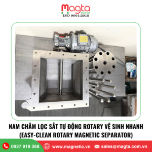 Nam châm lọc sắt Rotary vệ sinh nhanh