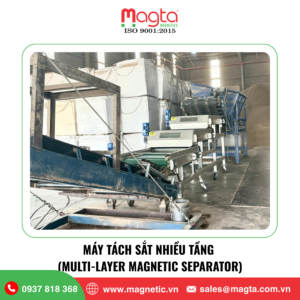 Máy Tách Sắt Băng Tải Nhiều Tầng