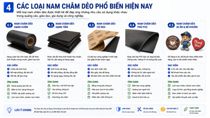 nam châm dẻo là gì
