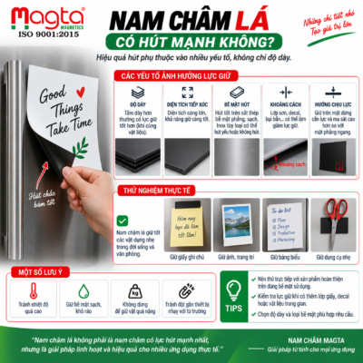 nam châm lá